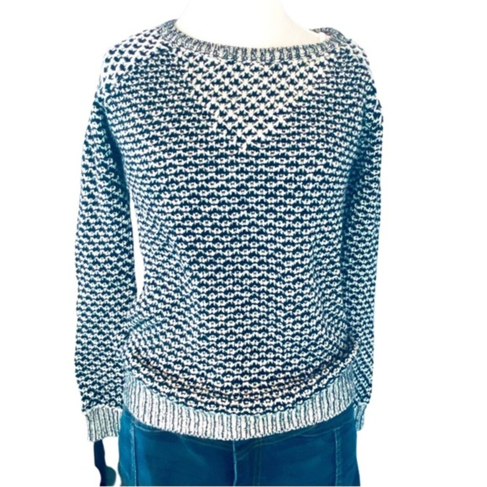 Sparrow Brand Black and White Sweater.